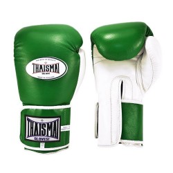Muay thai Boxhandschuhe Thaismai BGLW Longwrist Grün weiß