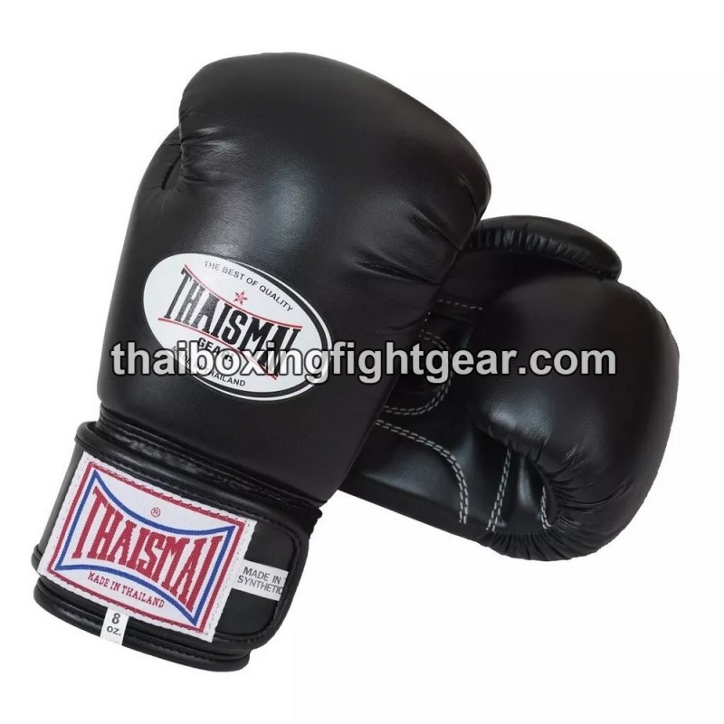 Boxhandschuhe Thaismai Kinder BG124 Schwarz Synthetik