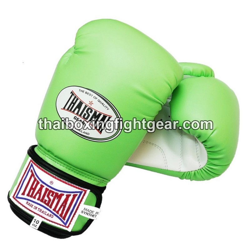 Boxhandschuhe Thaismai Kinder BG124 Hellgrün Weiß Synthetik