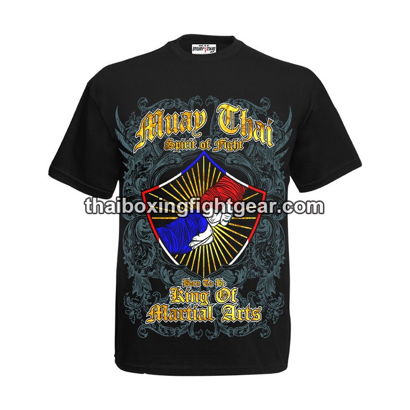Born To Be Muay Thai Boxen T shirt "Spirit of Fight" | T-Shirts