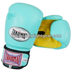 Boxhandschuhe Thaismai Kinder BG124 Mintgrün Gelb Synthetik