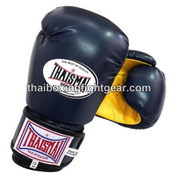Boxhandschuhe Thaismai Kinder BG124 Marine Gelb Synthetik