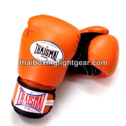 Boxhandschuhe Thaismai Kinder BG124 orange schwarz Synthetik
