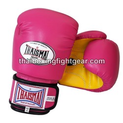 Boxhandschuhe Thaismai Kinder BG124 Rosa Gelb Synthetik