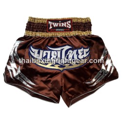 Muay Thai Boxshorts Twins Schokolade | Box hosen