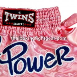 Twins muay thai boxenshorts "GIRL POWER" rosa | Dame