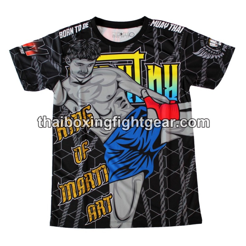 Boxen T-shirt Born to be Muay Thai "Kick" | T-Shirts