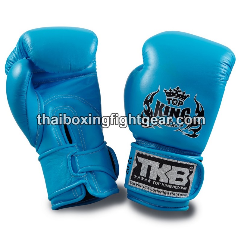 Boxhandschuhe TOP KING Neon TKBGDL Türkisblau | Thaibox Handschuhe
