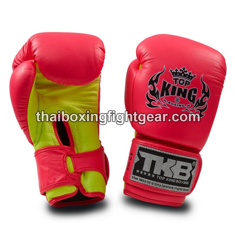 Boxhandschuhe TOP KING Neon TKBGDL Pink | Handschuhe