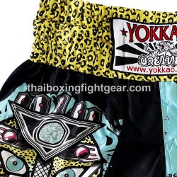 Muay Thai Yokkao Boxen Shorts Carbon Fit "Apex Leopard" | Yokkao