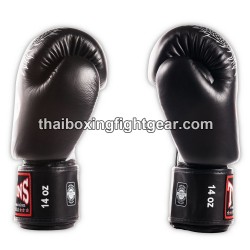 Twins MuayThai Boxhandschuhe FBGVL3-6 Limited Edition "Dragon" schwarz silber | Thaibox Handschuhe