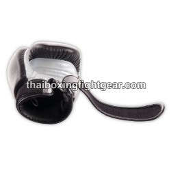 Twins MuayThai Boxhandschuhe FBGVL3-6 Limited Edition "Dragon" schwarz silber | Thaibox Handschuhe