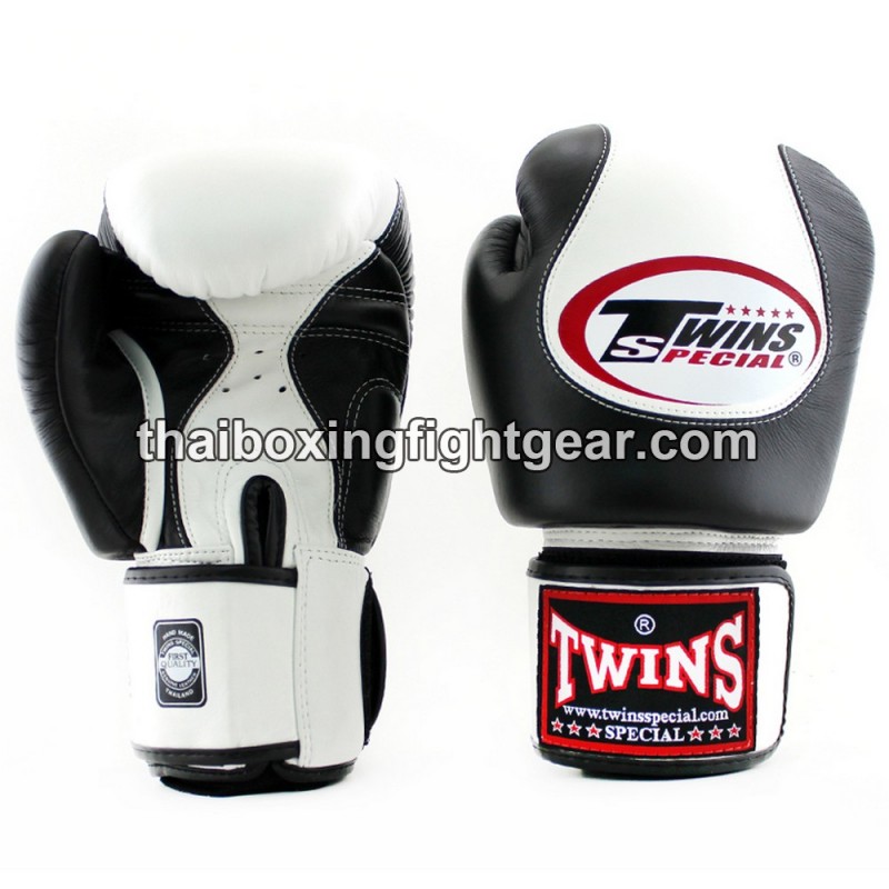 Boxhandschuhe Twins BGVL9 weiß/schwarz | Handschuhe