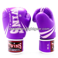Boxhandschuhe Twins FBGVS3-TW6 "Beginner Edition Violett" | Thaibox Handschuhe