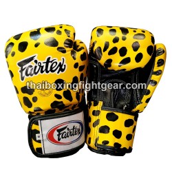 Thai Boxhandschuhe Fairtex BVG1  Dalmatiner Gelb | Handschuhe