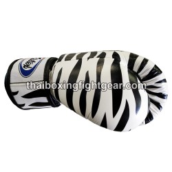 Thai Boxhandschuhe Fairtex BVG1 Tiger Weiß | Handschuhe