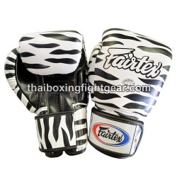 Thai Boxhandschuhe Fairtex BVG1 Tiger Weiß | Handschuhe