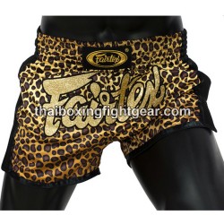 Thaiboxen Shorts Fairtex bs 1709 Leopard | Box hosen