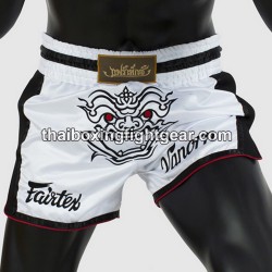 Thaiboxen Shorts Fairtex BS 1712 weiß | Box hosen