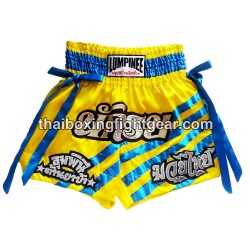 Lumpinee MuayThai Shorts  Gelb/Blau | MuayThai Boxhosen