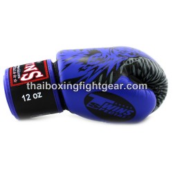 Boxhandschuhe Twins FBGVL3-50 "Wolf" Schwarz/Blau | Handschuhe