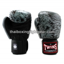 Boxhandschuhe Twins FBGVL3-50 "Wolf" Schwarz/Grau | Handschuhe