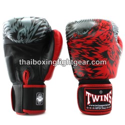 Boxhandschuhe Twins "Wolf" FBGVL3-50 SCHWARZ / ROT | Handschuhe