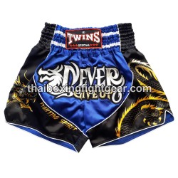 Twins Muay thai shorts  "Dragon"  Blau/Schwarz | Box hosen