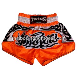 Twins Muay thai shorts Orangen farbig | Box hosen