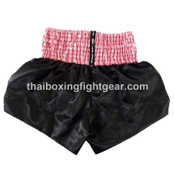 Muay thai shorts Twins "FIGHT GIRL" Schwarz/PINK  Ladies | Dame