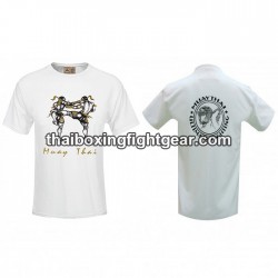 Human Fight  Boxen T-shirt "Fight" Weiß | T-Shirts