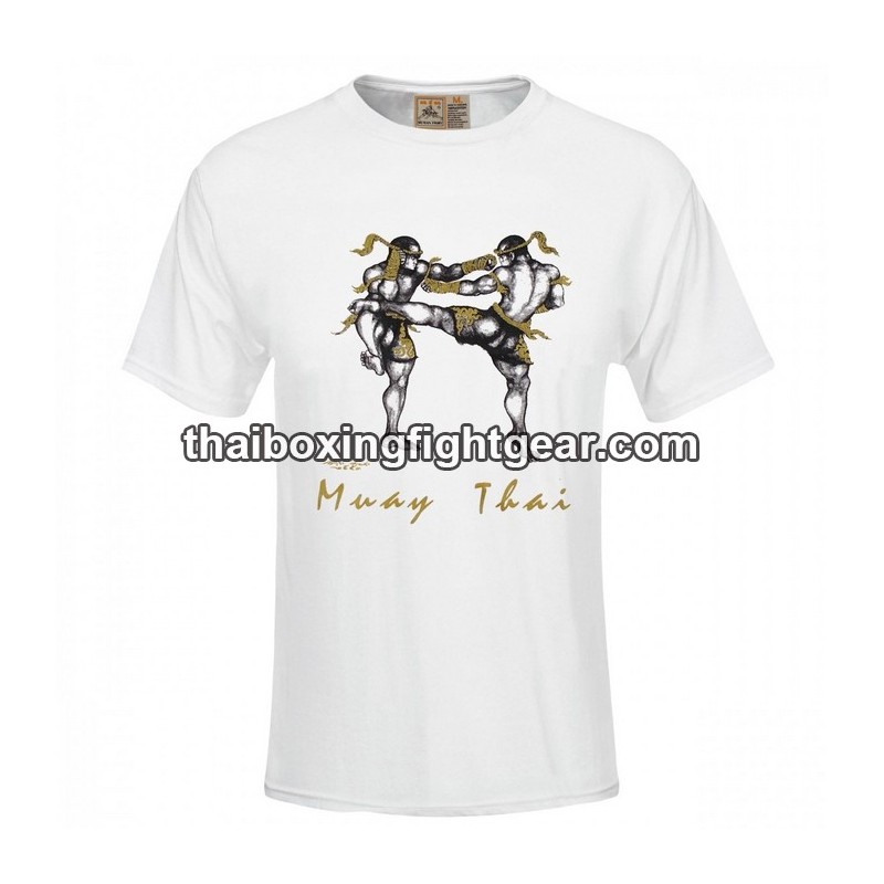 Human Fight  Boxen T-shirt "Fight" Weiß | T-Shirts