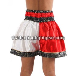 Muay Thai Shorts Rot Weiß für Kind | Kids