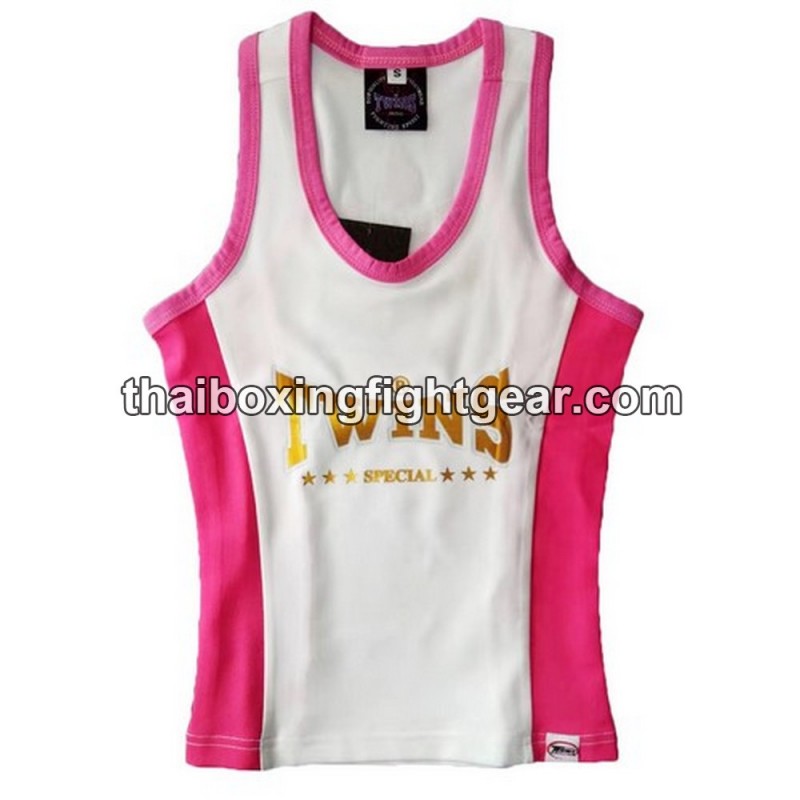 BH Tops TBS-2 Twins Damen BRA- - Weiss Rosa | Ladies/Kids