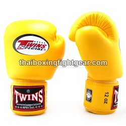 Boxhandschuhe Thai Kinder Twins BGVS3 gelb Synthetik | Ladies/Kids