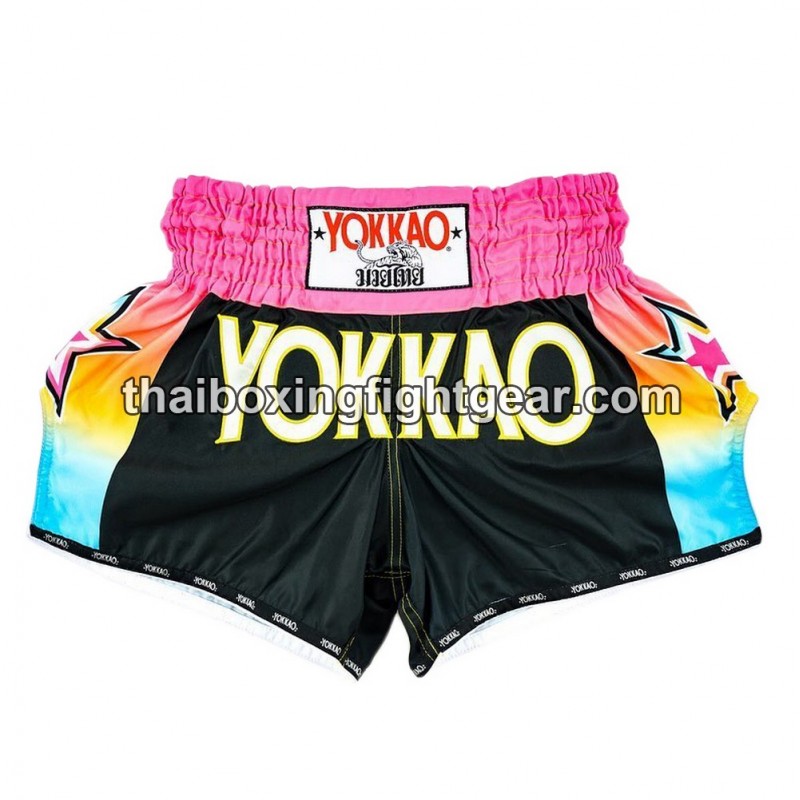 Muay Thai Yokkao Boxen Shorts Havana Black | Yokkao