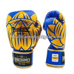 Buakaw Banchamek Muay Thai Boxhandschuhe GL3 Blau | Thaibox Handschuhe