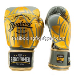 Buakaw Banchamek Muay Thai Boxhandschuhe "GL3 Gray" | Handschuhe