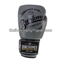 Buakaw Banchamek Muay Thai  Boxhandschuhe "W1 GREY" | Thaibox Handschuhe