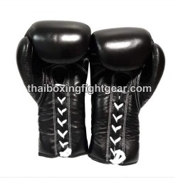 Windy MuayThai Boxhandschuhe BGL Schnürsenkel Schwartz | Handschuhe