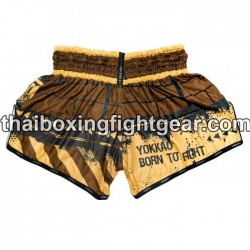 Muay Thai Yokkao Boxen Shorts Carbon Fit Hustle Marina Gold | Yakkao 2020 Exklusive Angebote