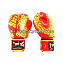 Boxhandschuhe Twins FBGVL3-49 "Dragon"  rot | Handschuhe