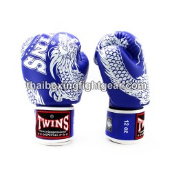 Boxhandschuhe Twins FBGVL3-49 "Dragon" Blau | Handschuhe