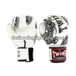 Boxhandschuhe Twins FBGVL3-49 "Dragon" Weiß | Handschuhe