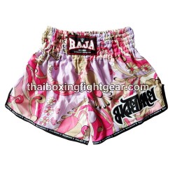 Raja Boxing MuayThai Boxhosen Flower Pink | MuayThai Boxhosen