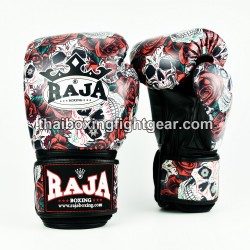 Raja Boxing Muay Thai Boxhandschuhe Rose Skull | Handschuhe