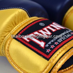 Boxhandschuhe Muay Thai Twins BGVL8 "Navy Gold" | Handschuhe
