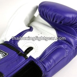 Boxhandschuhe Muay Thai Twins BGVL8 "White Purple" | Handschuhe