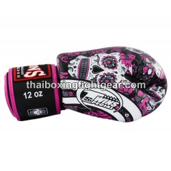 Boxhandschuhe Muay Thai Twins FBGVL3-53 "Skull Orange" | Handschuhe