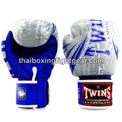Boxhandschuhe Muay Thai Twins FBGVL3-TW5 "Blue White" | Handschuhe